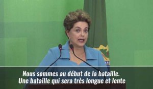 Rousseff : "Nous sommes au début de la bataille"