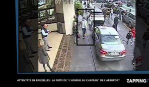 Attentats de Bruxelles : L'incroyable fuite de l'homme au chapeau en images (Vidéo)