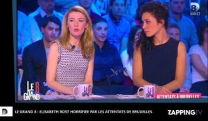 Attentats de Bruxelles - Le Grand 8 : Elisabeth Bost horrifiée, "les terroriste ont gagné" (Vidéo)