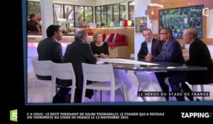 Attentats de Paris - C à vous : Le récit poignant de Salim Toorabally, qui a refoulé un terroriste au Stade de France (vidéo)