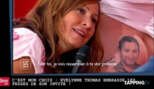 C'est mon choix : Evelyne Thomas embrasse les fesses de son invité ! (vidéo)