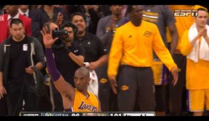Kobe Bryant inscrit 60 points pour le dernier match de sa carrière (vidéo)