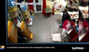 La patronne d'un bar met fin à un braquage à mains nues (vidéo)