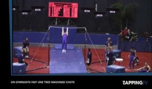 La terrible chute d'un gymnaste sur la nuque, les images impressionnantes (Vidéo)