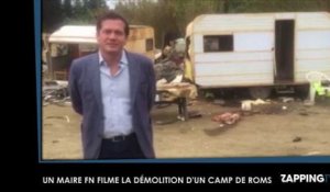 Le maire FN de Cogolin commente en direct la destruction d'un camp de Roms ( Vidéo)