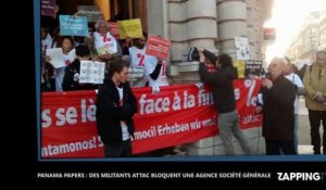 Panama Papers - Société Générale : Des militants d'Attac prennent d'assaut une agence à Paris (Vidéo)