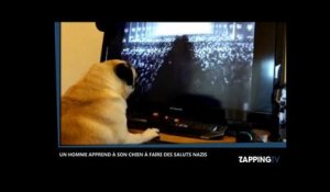 Un homme apprend à son chien à faire des saluts nazis et se fait arrêter (Vidéo)