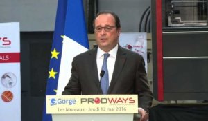 Loi travail: Hollande défend un "texte de progrès"