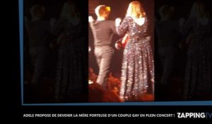 Adele propose de devenir la mère porteuse d'un couple gay en plein concert !