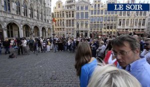 Hommage à Toots Thielemans sur la Grand-Place de Bruxelles