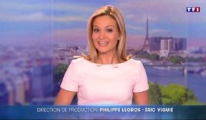 Audrey Crespo-Mara pour son dernier journal de l'été sur TF1
