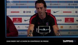 Unai Emery : Le nouvel entraîneur du PSG fait le show en conférence de presse (Vidéo)