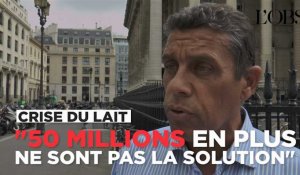 Crise du lait : pour Xavier Beulin, 50 millions d'euros supplémentaires ne sont pas la solution