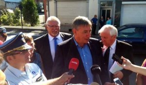 Mouscron: le ministre Jambon en visite à la frontière