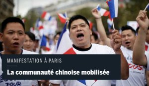 Importante manifestation à Paris contre les violences envers les asiatiques