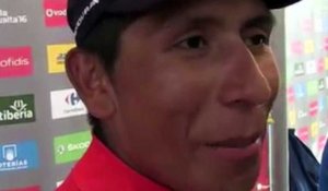 La Vuelta 2016 - Nairo Quintana : "L'objectif est de garder notre avance au Général jusqu'à Madrid"
