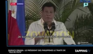 Le président des Philippines traite Barack Obama de "fils de pute"