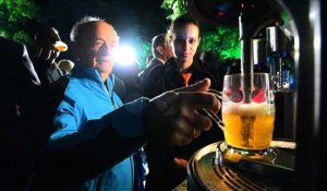 Slovénie: lancement d'une "fontaine à bière"