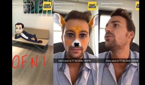 Bertrand Chameroy débarque sur Snapchat en biche !