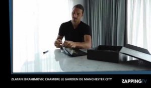 Zlatan Ibrahimovic chambre le gardien de Manchester City avant le derby (Vidéo)