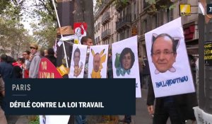 A Paris, incidents lors de la manifestation contre la loi travail 