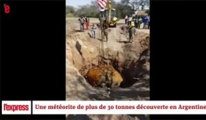 L'une des plus grosses météorites du monde déterrée en Argentine