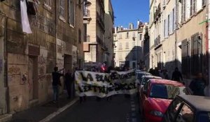 Marseille : les antifascistes manifestent à la Plaine