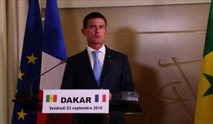 La France, allié sécuritaire et économique du Sénégal (Valls)