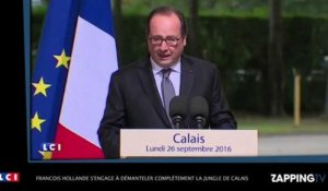 François Hollande s'engage à démanteler complètement la Jungle de Calais (vidéo)