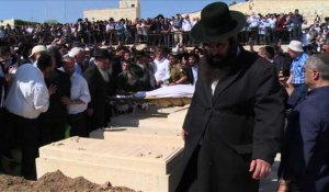 Jérusalem: enterrement de l'ex-grand rabbin de France J. Sitruk