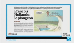 "Hollande, le plongeon"
