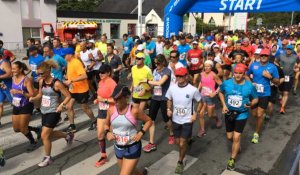 Départ du 42e semi marathon Auray-Vannes Première partie