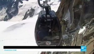 Les 33 personnes bloqués dans un téléphérique du massif du Mont-Blanc sont libres