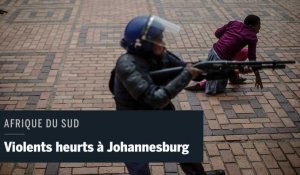 Des heurts violents entre policiers et étudiants lors de manifestations à Johannesburg