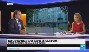 France - Sauvetage du site Alstom, l'Etat investira 70 millions d'euros.
