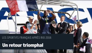 Rio 2016 : le retour triomphal des sportifs français
