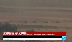 Guerre en SYRIE - Opération "Bouclier de l'Euphrate" contre l'EI : Les chars turcs sont entrés en Syrie