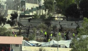 Neuf arrestations après l'incendie au camp de migrants de Lesbos