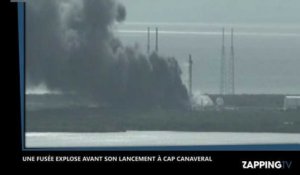 Une fusée SpaceX explose avant son lancement à Cap Canaveral (Vidéo)