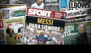 Un contrat à vie pour Messi, la pique de Bale à Pogba | Revue de presse