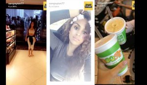 Samantha se pavane dans les rues de Manchester sur Snapchat