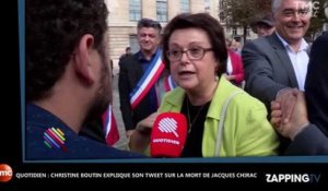 Quotidien : Jacques Chirac annoncé mort, Christine Boutin assume son tweet polémique (Vidéo)