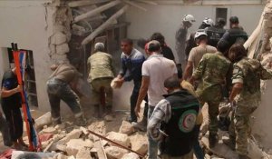 Alep: au moins 11 enfants tués par des barils d'explosifs