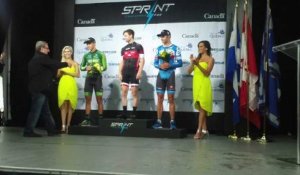 Challenge Sprint Pro - Québec - Le podium 2014 avec Canning, Coquard et Von Hooff