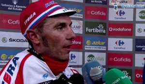 La Vuelta 2014 - Etape 15 - Joaquim Rodriguez à l'arrivée