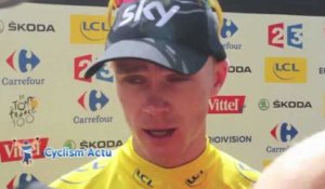 Tour de France 2013 - Christopher Froome : "Soulagé d'avoir passé cette étape"