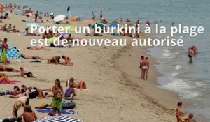Porter un burkini à la plage n'est plus interdit en France