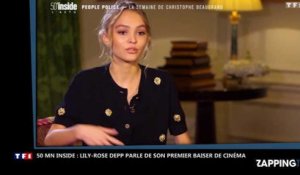 50 mn Inside : Lily-Rose Depp se confie sur son premier baiser de cinéma (Vidéo)