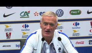 Qualifs CM 2018 - Bleus:  conférence de presse de Didier Deschamps