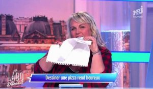 Le zapping du 02/11 : Quand Valérie Damidot mange une pizza... en papier